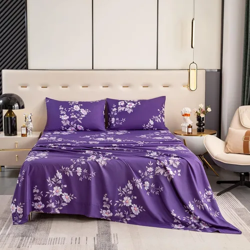 Miniatura 26 de Bedlifes Galaxy Outer Space Juego de Sábanas, con temática de galaxia, 3 piezas, incluye sábana encimera, sábana bajera y 1 funda de almohada