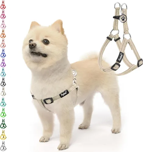 Miniatura 72 de PUPTECK arnés para perro para no jalar, reflejante, ajustable, básico, de nailon, chaleco para cachorro, para caminar al aire libre con etiqueta