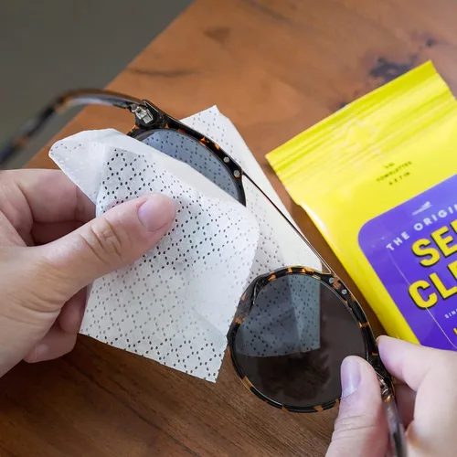 Miniatura 9 de See Clear Original - Toallitas limpiadoras de lentes prehumedecidas para lentes y pantallas, sin rayas, limpiador electrónico de lentes y pantallas