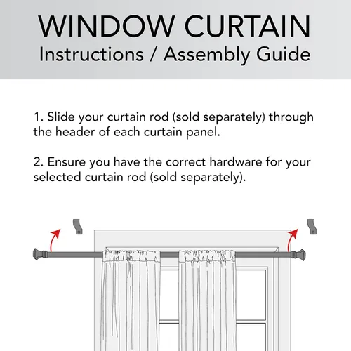 Miniatura 8 de Nautica - Cordelia - Cortina transparente aplastada Cortinas para ventana Cortinas ligeras Juego de 2 paneles Transparente Cabecera