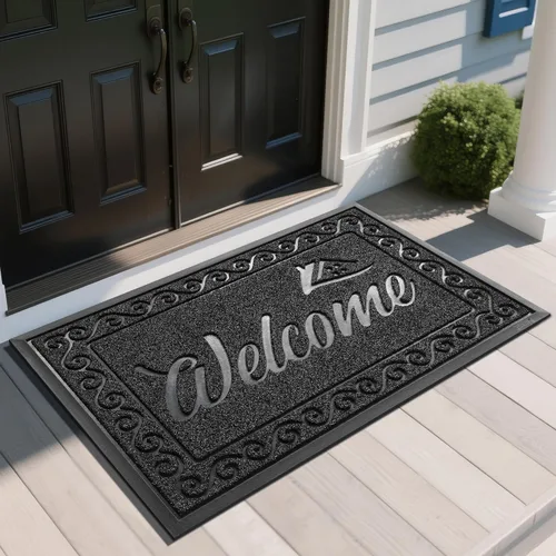 Miniatura 18 de Yimobra Tapete de Bienvenida, Tapetes de Puerta Resistentes y Duraderos para Entrada del Hogar Exterior Interior, Tapete Delantero para Patio