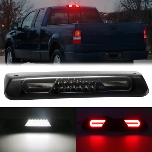 Miniatura 10 de R&F Auto Lente ahumada LED de tercera luz de freno de repuesto para F150 (2009-2014) F-150 Rapt0r 09-14 Luces de carga de techo Lámpara de freno