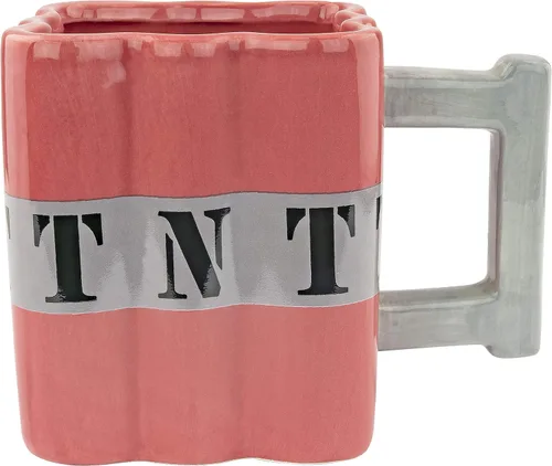 Miniatura 7 de Fairly Odd Novelties DONUT TOUCH MY COFFEE Taza Fairly Odd Novelties-12oz de Cerámica con Forma para Té Cacao, Talla Única, Marrón, FON-10288