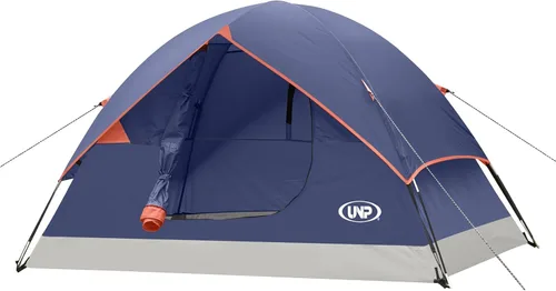 Miniatura 12 de UNP Tienda de campaña de cúpula de 6 personas para 4 estaciones, fácil de montar para acampar y senderismo, ligera y portátil, verde