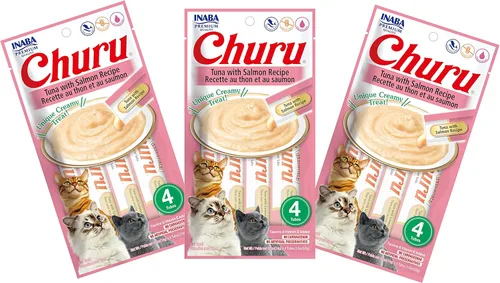 Miniatura 30 de INABA Churu - Golosinas naturales para gatos, puré para lamer (receta de pollo con cangrejo, 4 tubos)