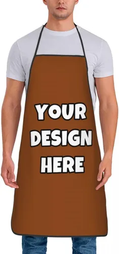 Miniatura 62 de Delantal personalizado con logotipo de imagen, nombre de texto, delantales de cocina personalizados para chef para hombres y mujeres
