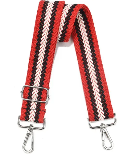 Miniatura 17 de Correa de Bolso Ancha Correa de Hombro Ajustable Correa de Repuesto Cruzada Correa de Bolso de Hardware Plateado