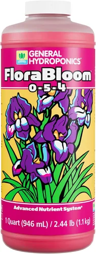Miniatura 7 de General Hydroponics FloraBloom 0-5-4 Alimento vegetal, parte del sistema avanzado de nutrientes FloraSeries para plantas, 1 galón