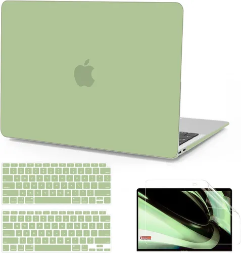 Miniatura 21 de B BELK Funda compatible con MacBook Air de 13 pulgadas 2022 2021 2020 2019 2018 A2337 M1 A2179 A1932 Touch ID, carcasa rígida de plástico mate
