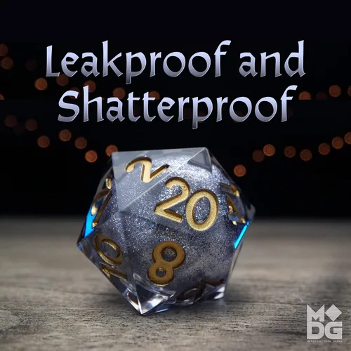 Miniatura 3 de FanRoll de Metallic Dice Games Vanishing Oil Elixir Liquid Core DND Juego de dados para juego de rol para Calabozos y Dragones