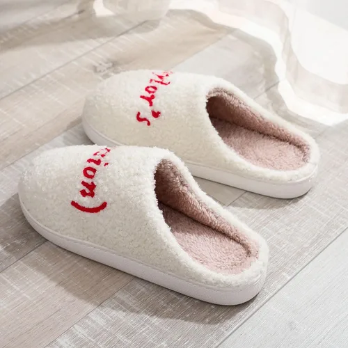 Miniatura 3 de YUHUAWYH Pantuflas de casa lindas para mujer, mullidas, suaves, cómodas, para pareja, para dormitorio, sala de estar
