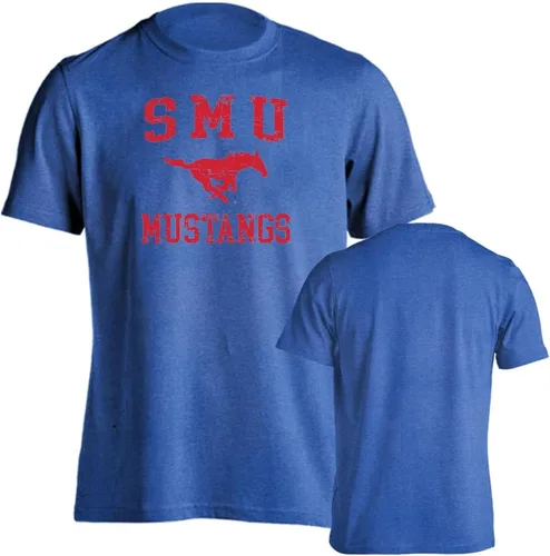 Miniatura 138 de Sport Your Gear NCAA Camiseta de manga corta retro con licencia oficial de aspecto desgastado para el día del juego, camiseta de espíritu deportivo