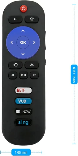 Miniatura 5 de RC280 Reemplazo de control remoto aplicable para TCL Roku TV 32S3850A 32S3850B 32S3850P 48FS3750 55FS3750 40FS3800 50FS3800 40FS4610R 48FS4610R
