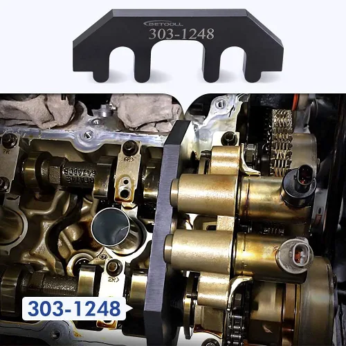 Miniatura 4 de BETOOLL Juego de herramientas de soporte de alineación de sincronización de árbol de levas compatible con Ford 303-1248 303-1530 3.5L y 3.7L 4V