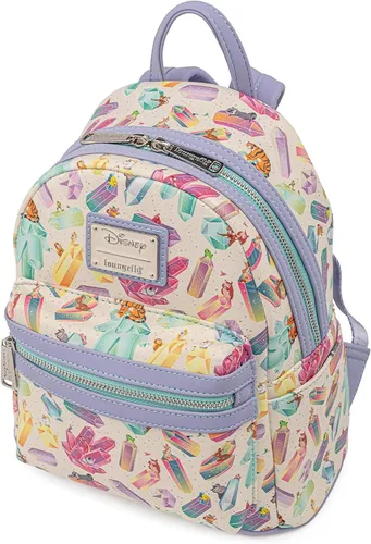 Miniatura 2 de Loungefly Disney Crystal Sidekicks - Bolso de hombro con doble correa para mujer, Multi, Moderno