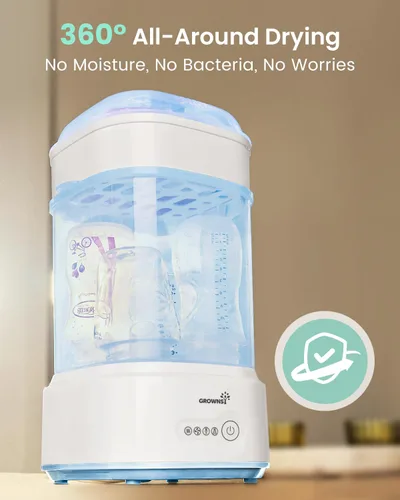 Miniatura 3 de Esterilizador y Secador de Biberones, Esterilizador Eléctrico Compacto de Vapor para Biberones de Bebé (Esterilizador de Biberones), Desinfectante