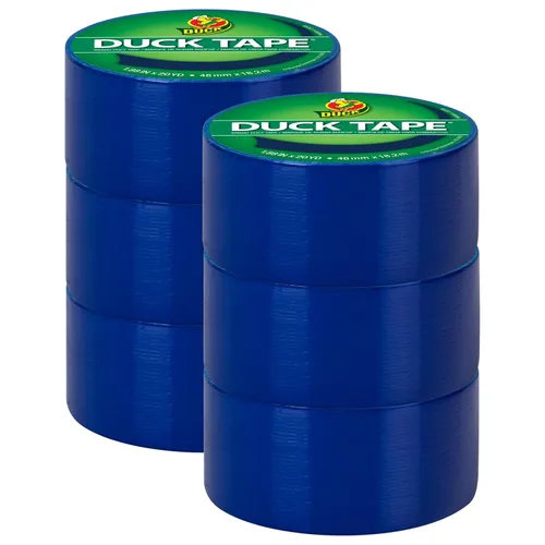 Miniatura 23 de Duck Tape - 283138 cinta adhesiva de color violeta, 1.88 pulgadas x 20 yardas cada rollo, 3 rollos Púrpura