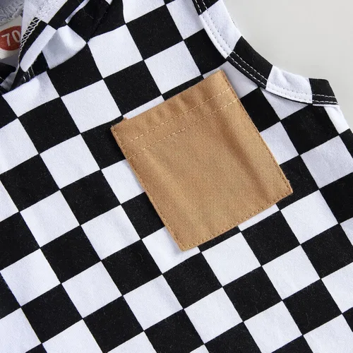 Miniatura 5 de AEEMCEM Conjunto de 2 camisetas sin mangas con capucha y pantalones cortos con cordón para bebé niño