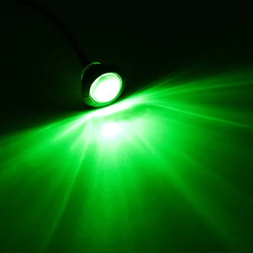 Miniatura 7 de TMH 100 luces indicadoras laterales redondas de 3/4 pulgadas, 3 luces LED de 12 V CC (verde (100 unidades)