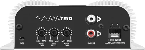 Miniatura 5 de TARAMPS TRIO400 400 Trio Clase D Amplificador 2-ohm 400W RMS 1-Canal 3 Salidas Automotriz Mejorar Sistema de Audio del Coche
