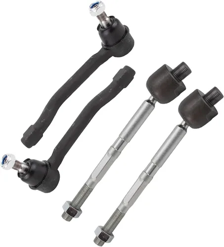 Miniatura 109 de TRQ Juego de barras de acoplamiento delanteras interiores y exteriores de 4 piezas compatible con Jeep Cherokee 1991-2001 y Comanche 91-92