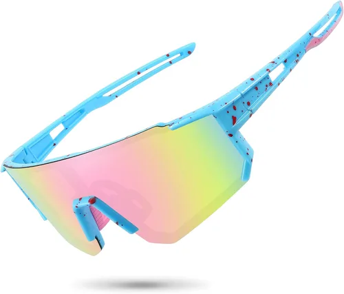 Miniatura 46 de STORYCOAST Lentes de sol deportivos polarizados para hombres y mujeres, para conducir, pesca, ciclismo, bicicleta de montaña, protección UV400