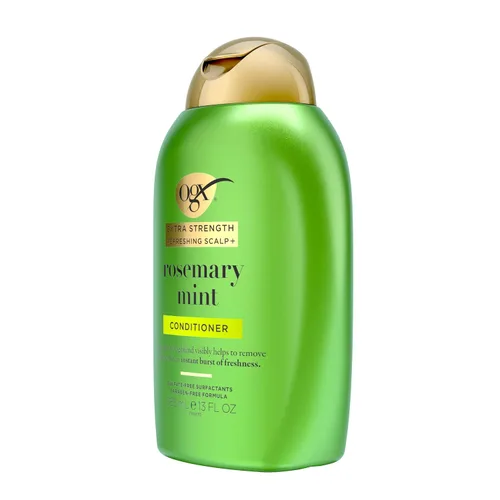 Miniatura 5 de OGX Acondicionador Extra Fuerte Refrescante para Cuero Cabelludo + Romero Menta, Acondicionador Nutritivo para el Cabello y el Cuero Cabelludo