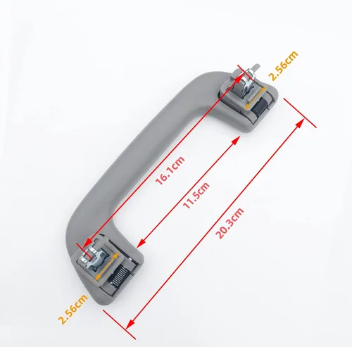 Miniatura 7 de Tirador de techo automático Agarradera gris con gancho LH = RH universal para Toyota para Corolla para Rav4 Yaris Vios OEM: 74610-52020