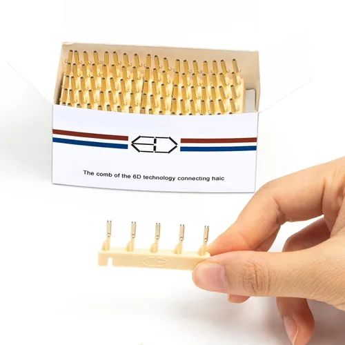 Miniatura 5 de Extensiones de cabello, hebilla en forma de C para 2ª generación Fiunkes de cabello humano sin rastro, herramienta de extensiones de cabello fácil