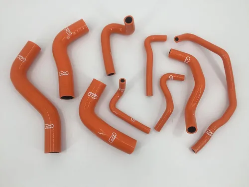 Miniatura 7 de Kit de manguera de refrigerante para radiador de silicona compatible con Mazda MX5 MX-5 Miata NA6CE B6Ze 1.6L (LX-1507C, rojo)
