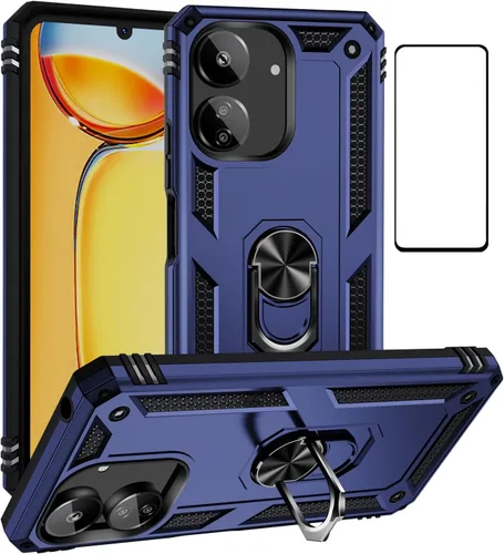 Miniatura 96 de Funda para Xiaomi redmi Note 12 Pro Plus 5G con protector de pantalla, soporte delgado protección militar a prueba de golpes Armor Defender Funda