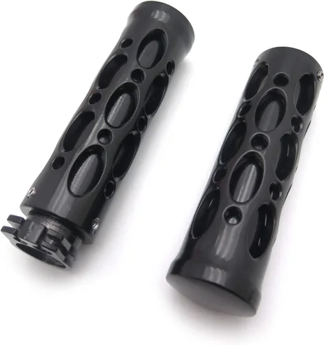 Miniatura 4 de Agujero hueco forma 7/8" empuñaduras compatibles con Nomad Drifter Vulcan 1600 2000 Negro [B00YWBW23Q]