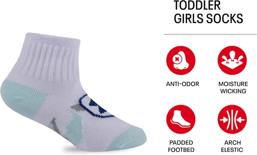 Miniatura 2 de Under Armour Paquete múltiple de calcetines para niña