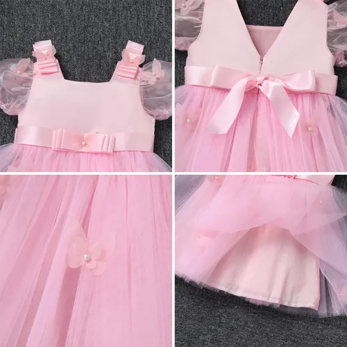 Miniatura 6 de Vestido tutú de tul para niñas pequeñas, vestido de princesa con lentejuelas y lentejuelas para fiesta de cumpleaños, verano, playa, vestido