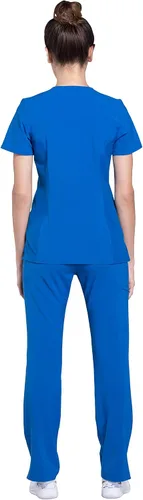 Miniatura 2 de Cherokee Camiseta quirúrgica de ajuste contemporáneo para mujer con panel de punto elástico CK680