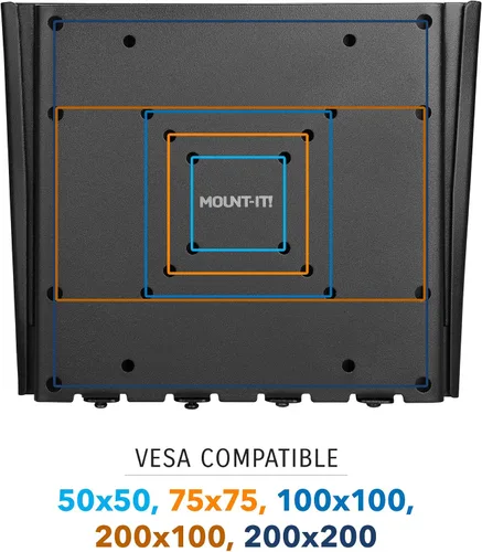 Miniatura 7 de Mount-It! Soporte de pared fijo para TV de perfil bajo, diseño empotrado ultra delgado para pantallas de 23 a 42 pulgadas, compatible con VESA 200 x