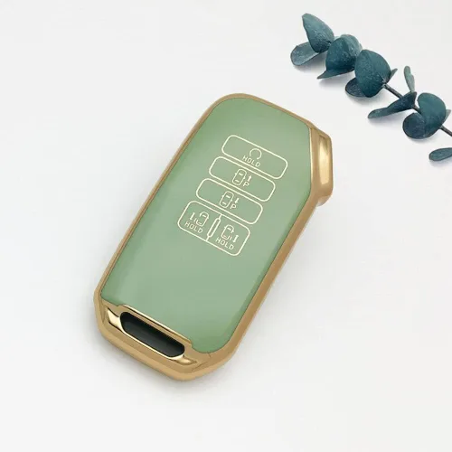 Miniatura 3 de SANRILY Funda para llavero de 9 botones para Kia K5 Sedona 2021 K8 V6 2022 EV6 GT Linie Seltos Sportage R K3 K4 Stinger Sorento Cerato 9 Taste Beige