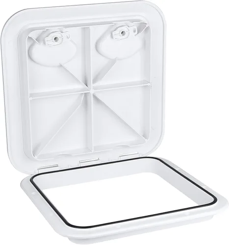 Miniatura 10 de NovelBee Escotilla para cubierta de barco, 14-1/2 x 14-3/4 pulgadas, escotilla de acceso y escotilla de tapa para barco, caravana, caravana y Negro
