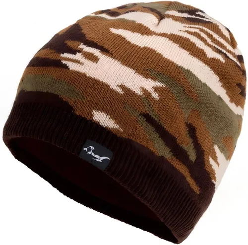 Miniatura 10 de Gorro de punto impermeable 100% a prueba de viento - Gorro de calavera con forro de lana para hombres y mujeres, gorro de invierno cálido