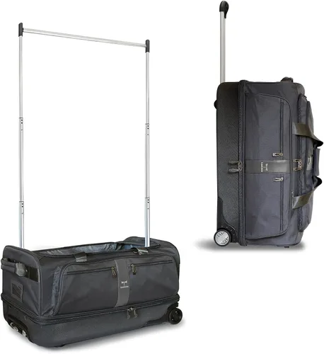 Miniatura 12 de Travolution Dance Bag with Garment Rack, 28 Inch Rolling Duffel With Wheels, Ideal for Competitions & Travel, Easy-assembly Lightweight Aluminum