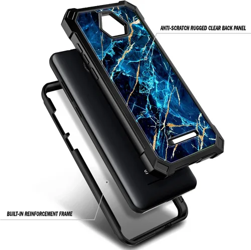 Miniatura 3 de NZND Schok Volt SV55 - Funda protectora de cuerpo completo a prueba de golpes con protector de pantalla integrado para Schok Volt SV55