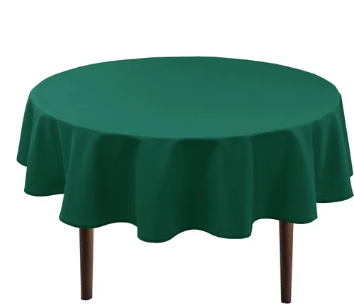 Miniatura 54 de Hiasan Mantel redondo de 30 pulgadas – Mantel de tela de poliéster impermeable resistente a las manchas a prueba de derrames, para comedor, cocina