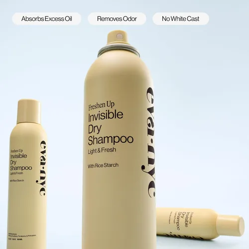 Miniatura 5 de Eva NYC Champú en Seco Invisible en Spray - Absorbe Aceite, Elimina Olores y Sin Residuo Blanco - Champú en Seco para Refrescar para Mujeres - Para