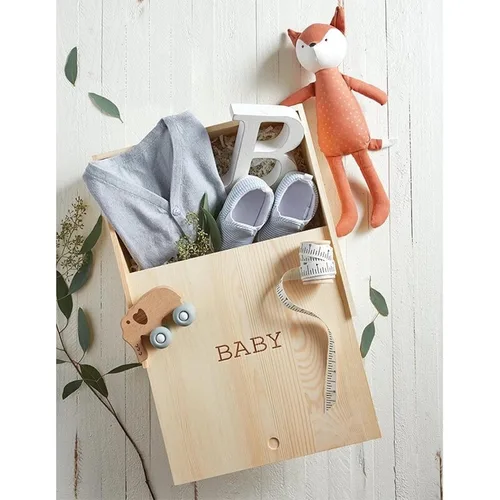 Miniatura 6 de Stephan Baby Caja de recuerdos de pino natural, bebé