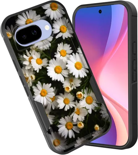 Miniatura 68 de Funda para Pixel 6A, funda híbrida de doble capa resistente a prueba de golpes de policarbonato duro de silicona suave TPU para Google Pixel 6A