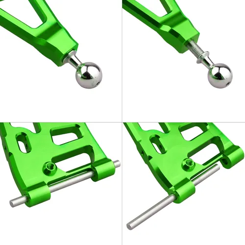 Miniatura 6 de Brazos de suspensión inferiores delanteros de aluminio para Arrma 1/8 Kraton/Outcast/Notorious/Talion 6S BLX, piezas de actualización, reemplaza