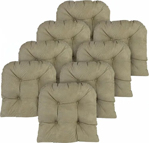 Miniatura 108 de Klear Vu Gripper Overstuffed - Cojines universales antideslizantes para silla de comedor para decoración de cocina o uso de oficina, almohadilla