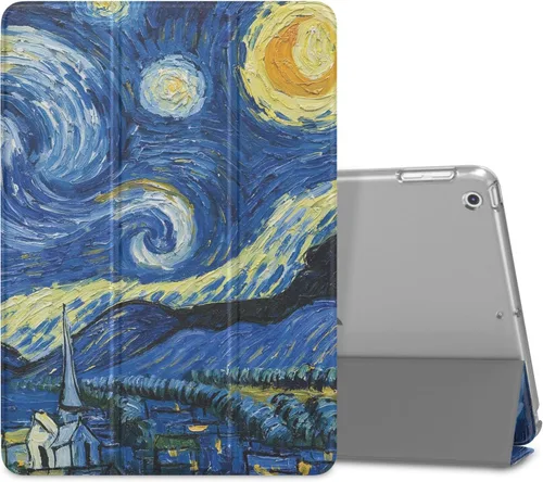 Miniatura 44 de MoKo Funda para iPad 9.7 2018/2017 de 5ª / 6ª Generación - Funda delgada y ligera con soporte para Smartphone con parte trasera translúcida