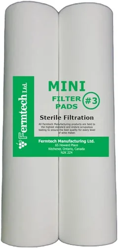 Miniatura 5 de Fermtech Mini 2 almohadillas de filtración de vino (#1)