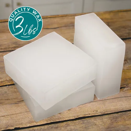 Miniatura 2 de Direct Candle Supply Cera de parafina de 3 libras, cera de parafina, kit de fabricación de velas de cera de parafina, bloques de cera de parafina
